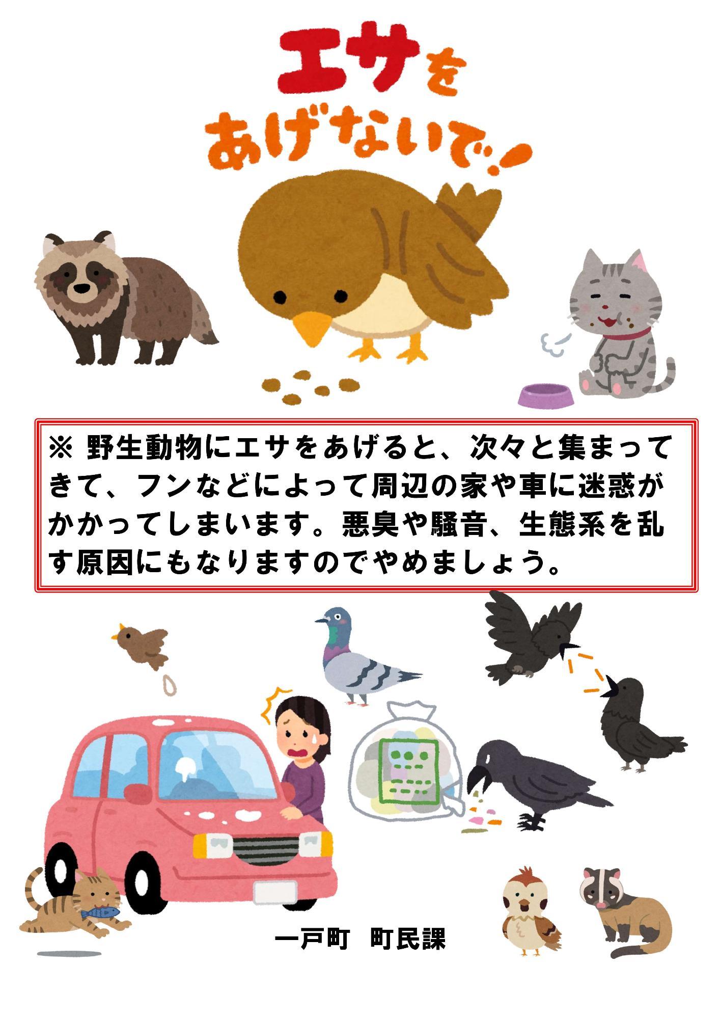 エサをやらないで