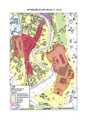 都市機能誘導区域拡大図